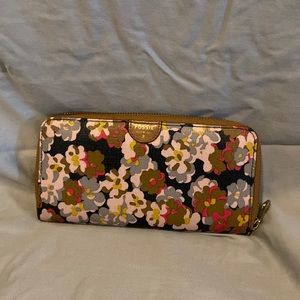 Leather Fossil Wallet